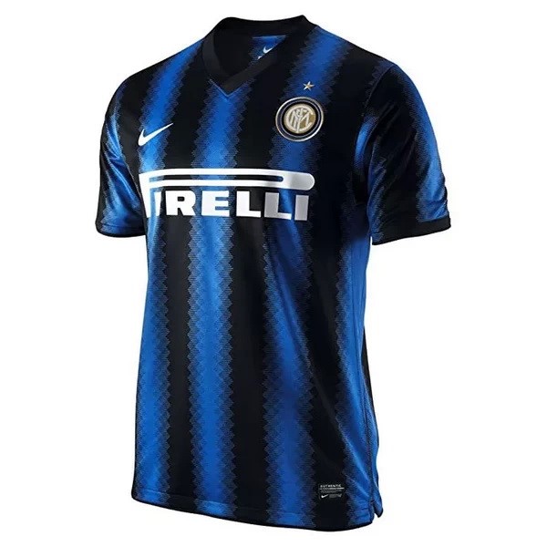 Camiseta Inter Milan 1ª Retro 2010 2011 Azul